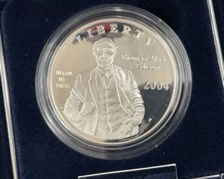 2004 SILVER DOLLAR THOMAS EDISON