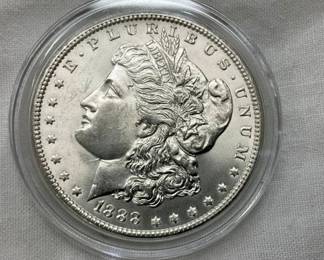 UNC 1888 MORGAN SILVER DOLLAR