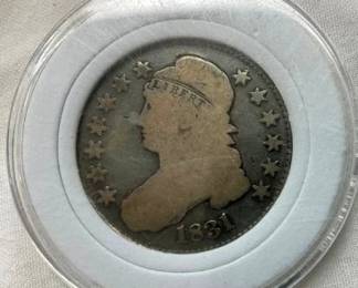 1831 CAPPED BUST HALF