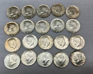 20 1964 KENNEDY HALVES