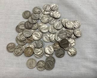 71 1940'S MERCURY DIMES