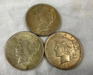 1922 PEACE SILVER DOLLARS