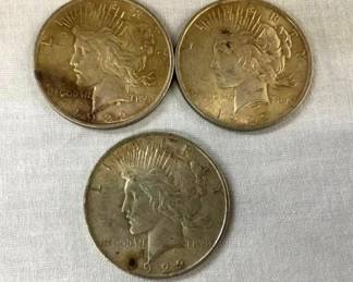 1922 PEACE SILVER DOLLARS