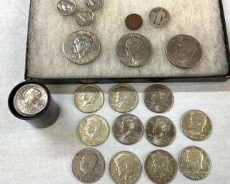 KENNEDY HALVES,EISENHOWER $, SUSAN B,ETC