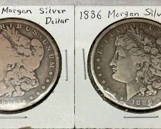 1886/1896-O MORGAN SILVER DOLLARS