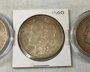 EXTRA FINE 1889 MORGAN/1889,1900 MORGANS