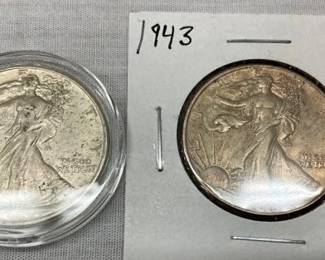 1942/1943 WALKING LIBERTY HALVES
