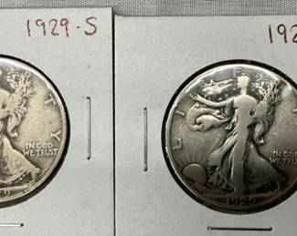 KEY DATES 1929-D/1929-S WALKING HALVES