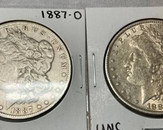 1882-O/1887-O(BETTER DATE) MORGANS