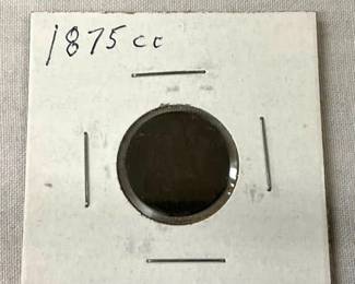 1875 CC SEATED LIBERTY DIME