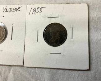 CLOSE UP 1815 CAPPED BUST DIME