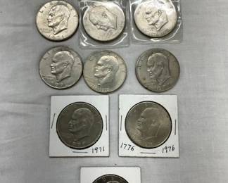 (10) 1970'S EISENHOWER DOLLARS