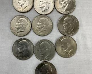 (10) 1970'S EISENHOWER DOLLARS