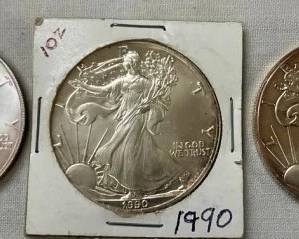 1990/2011/2014 AMERICAN SILVER EAGLES