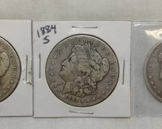 1879O,1884O,1889O MORGANS