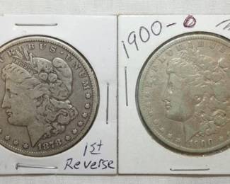 1878O,1900 O MORGANS