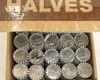 $500 FED. KENNEDY HALVES W/ ORIG. BOX