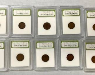 (10) WHEAT PENNIES/EARLY LINCOLN CENTS