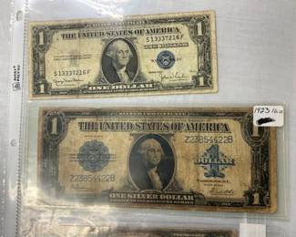 WITH 1928D $2 US NOTE