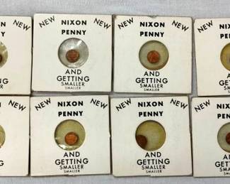 (8) NIXON PENNIES