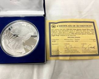 1986-2016 1/4 POUND .999 SILVER