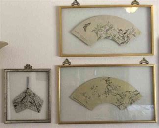 Amazing Asian Fans Wall Decor