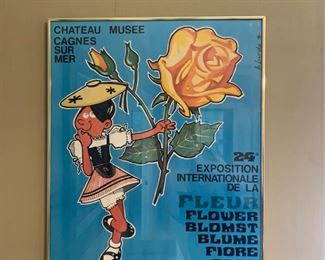 Framed 1980 French Poster