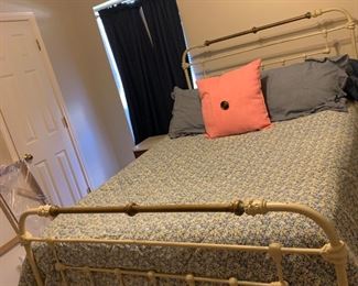 Full Size Iron and Brass Bed