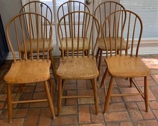 Vintage Spindle Back Chairs