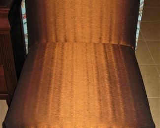 1 OF 2 SLIPPER CHAIRS