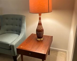 Pair of fabulous dated 1962 lamps w/original shades $400