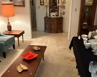 American of Martinsville “Accord” rectangle coffee table $200