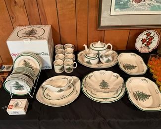 68pcs Spode Christmas Tree China like new! $400 set