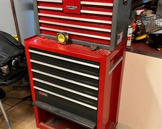 1960’s Vintage Craftsman rolling toolbox $500