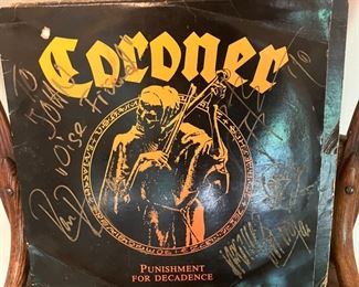 Autographed album “Coroner”