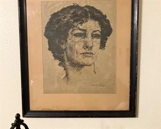 Original lithograph by Hans Unger (German, 1872-1936)