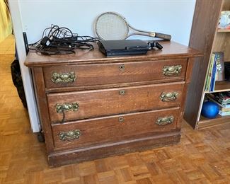 Antique dresser with mirror