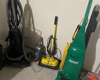 Bissell vacuum, steamer and Hoover vacuum