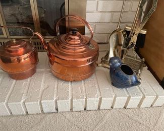 Copper large tea kettles