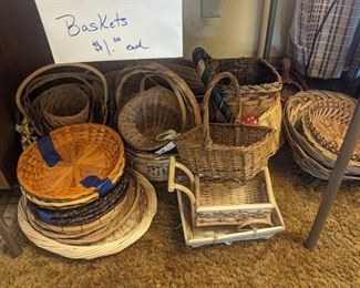 Baskets $1 each