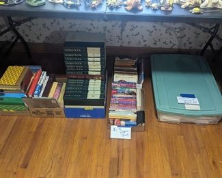 Books, greeting cards 