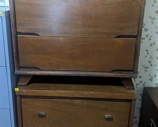 Two vintage dressers