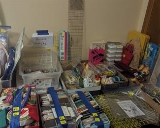 Quilting and sewing supplies