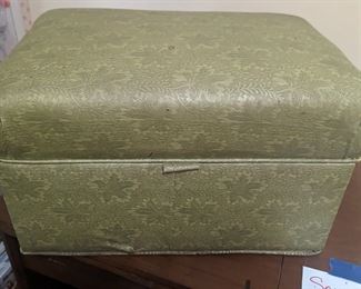 Sewing supply ottoman $30