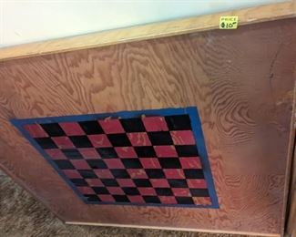 2 sided game board. Checkers on one side and Aggravation on the other $10