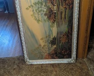 Framed painting 