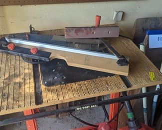 Stand for table saw $40
