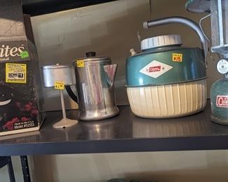 Solar yard lights
Vintage camping items