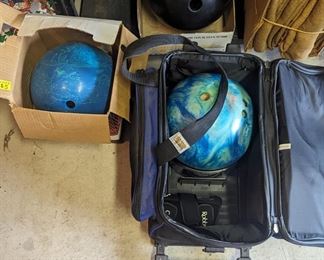 Bowling balls $5 each
Rolling bag, ball, wrist braces, shoes (ladies) $20 for all