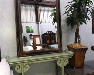 Sofa Table and large mirror Orlando